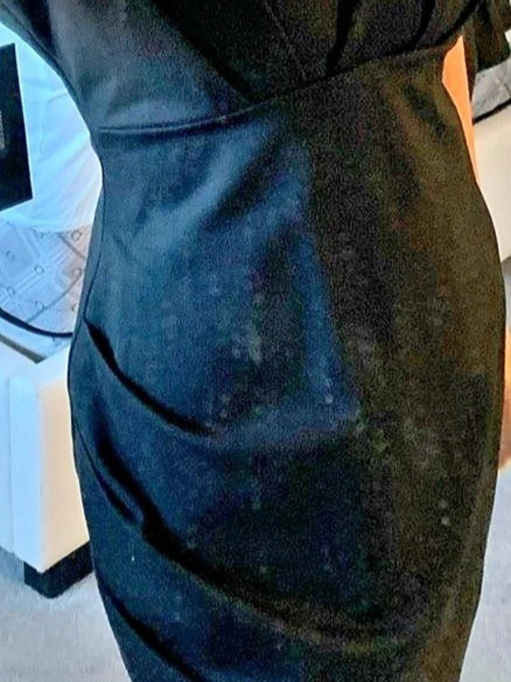 Lulus Black Midi Dress Size Medium New